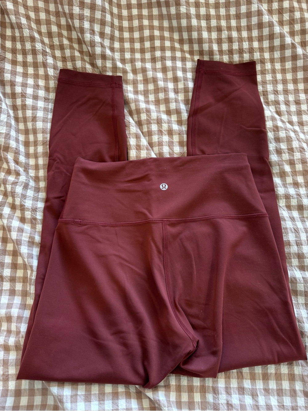 Lululemon High-Rise Burgundy Leggings